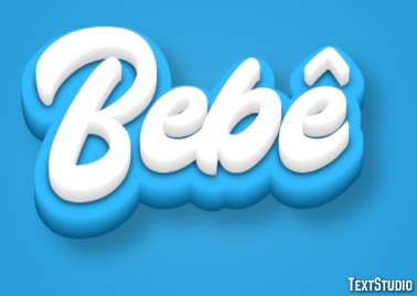 Bebê Efecto de Texto