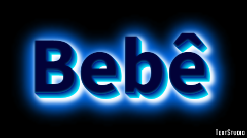 Bebê Efecto de texto