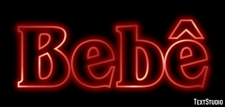 Bebê Efecto de texto