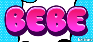 Bebê Efecto de texto