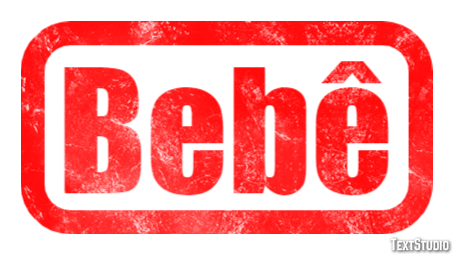 Bebê Efecto de texto