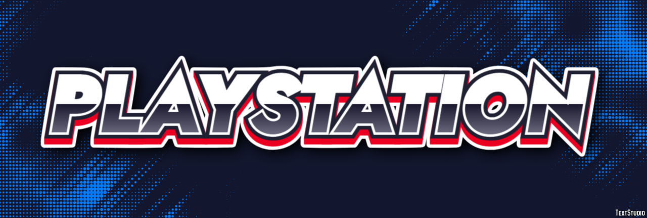 PlayStation Effetto testo