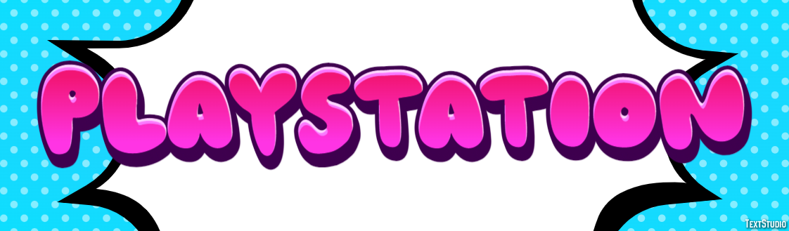 PlayStation Effetto testo