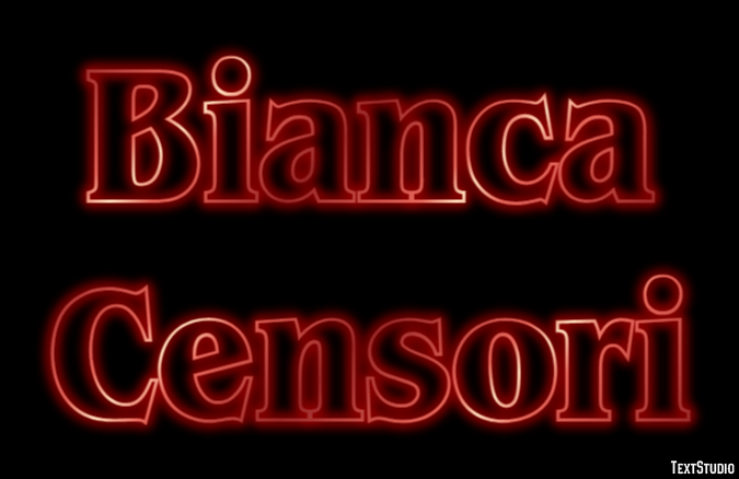 Bianca Censori Efekt tekstowy