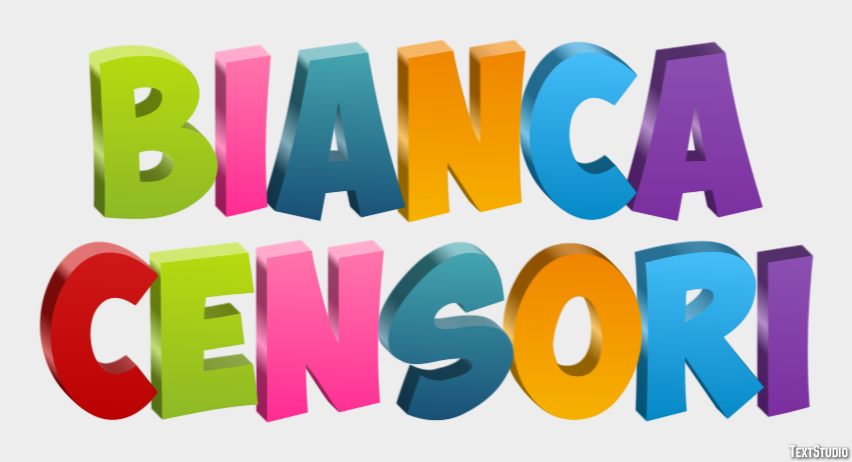 Bianca Censori Texteffekt
