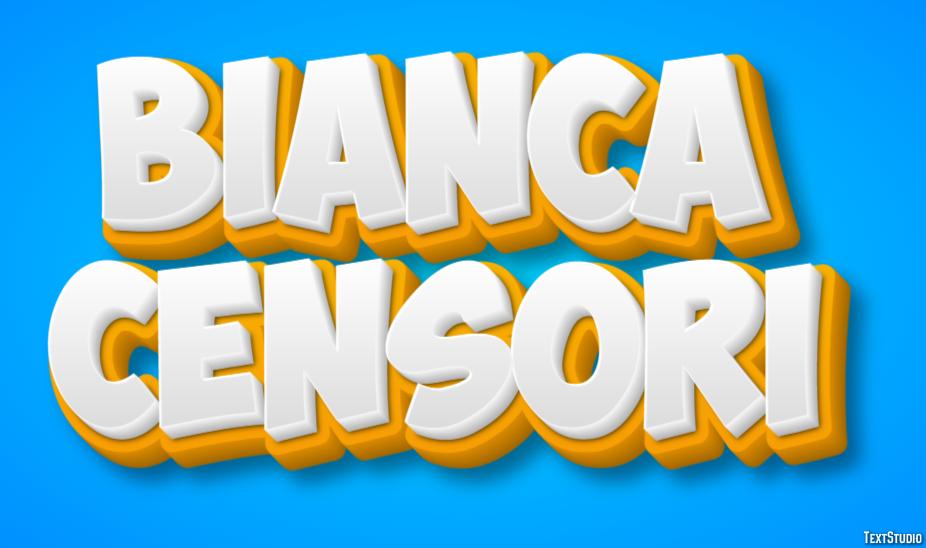 Bianca Censori Texteffekt