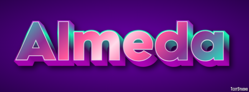 Almeda Text effect