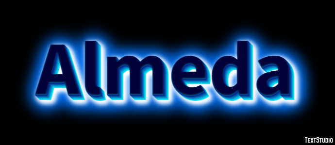 Almeda Efekt tekstowy