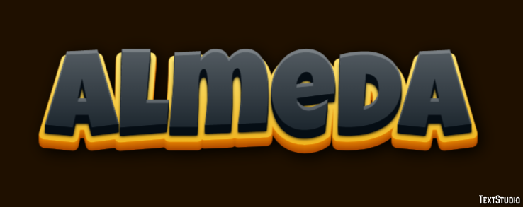 Almeda Effetto testo