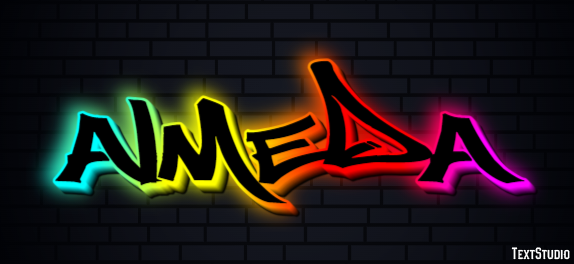 Almeda Text effect