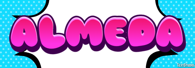 Almeda Efecto de Texto