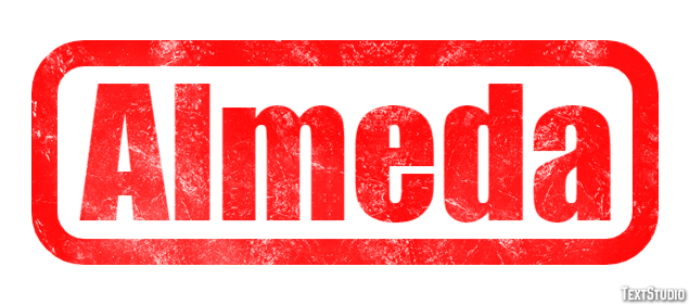 Almeda Text effect