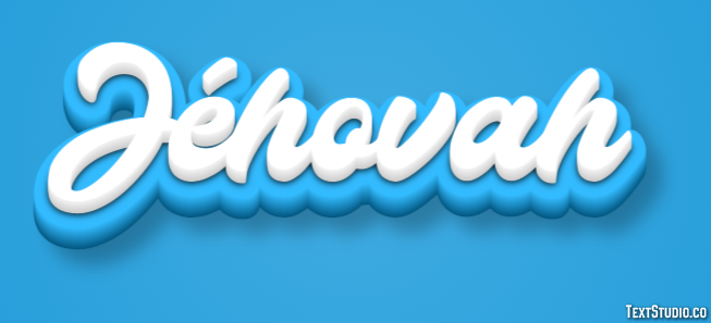 Jéhovah Text Effect