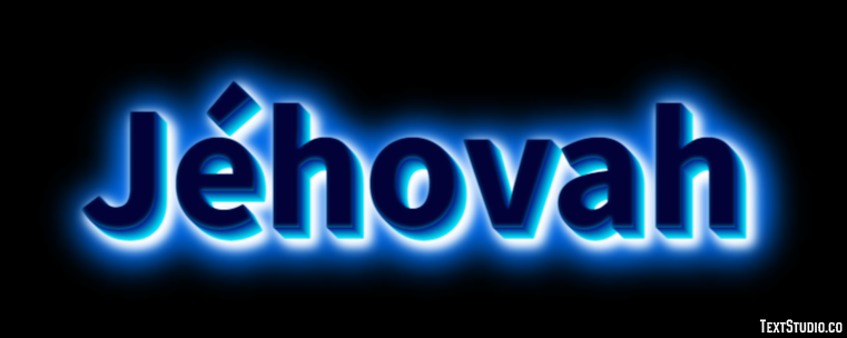 Jéhovah Text Effect