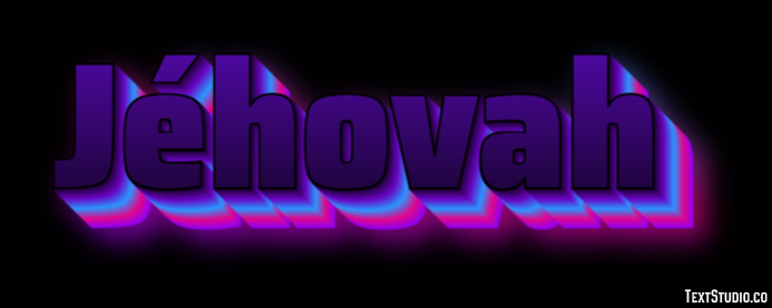 Jéhovah Text Effect