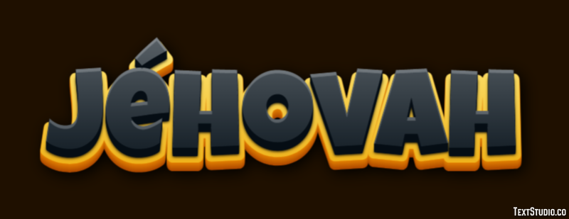 Jéhovah Text Effect