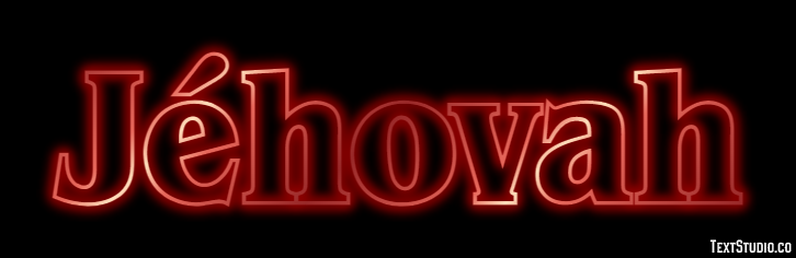 Jéhovah Text Effect