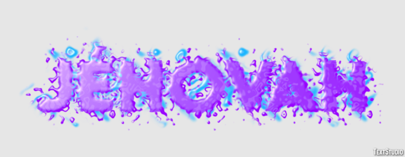 Jéhovah Text Effect