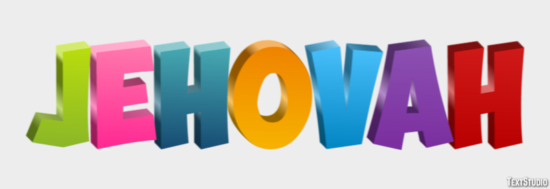 Jéhovah Text Effect
