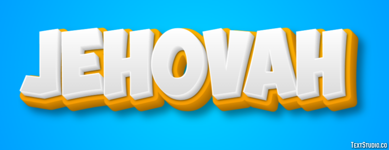 Jéhovah Text Effect