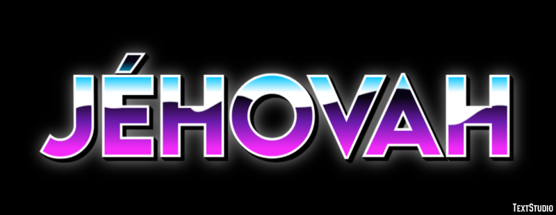 Jéhovah Texteffekt