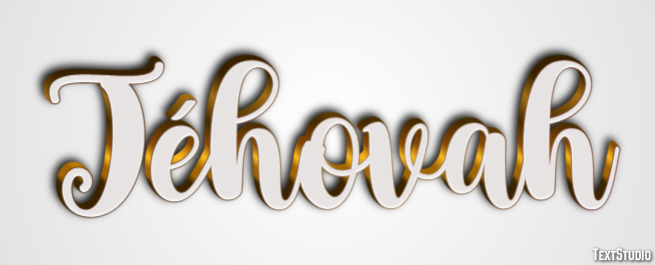 Jéhovah Text Effect