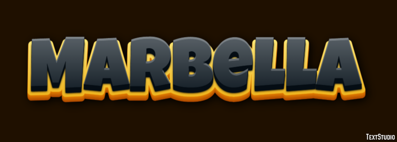 Marbella Efekt tekstowy
