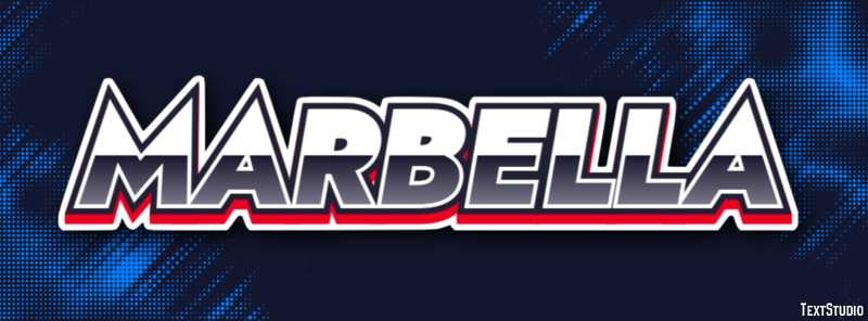 Marbella Efekt tekstowy