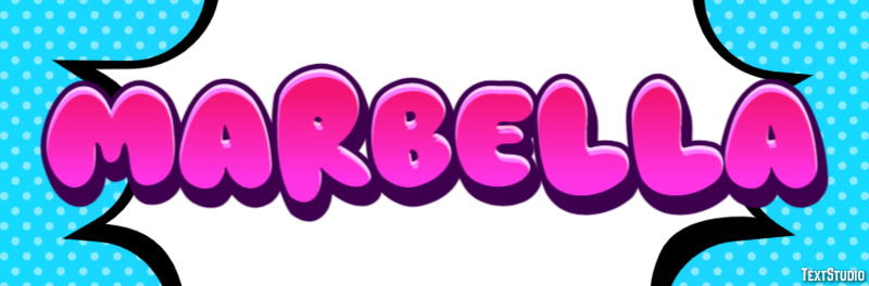 Marbella Efekt tekstowy