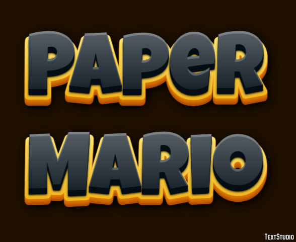 Paper Mario Metin Efekti