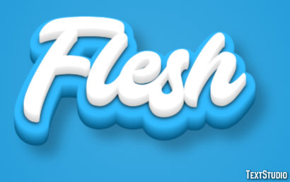 Flesh Text Effect