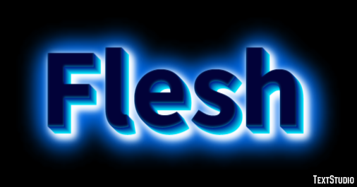 Flesh Text Effect