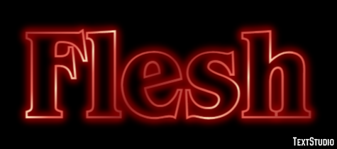 Flesh Text Effect