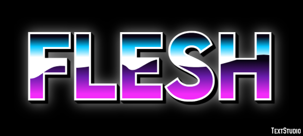 Flesh Text Effect