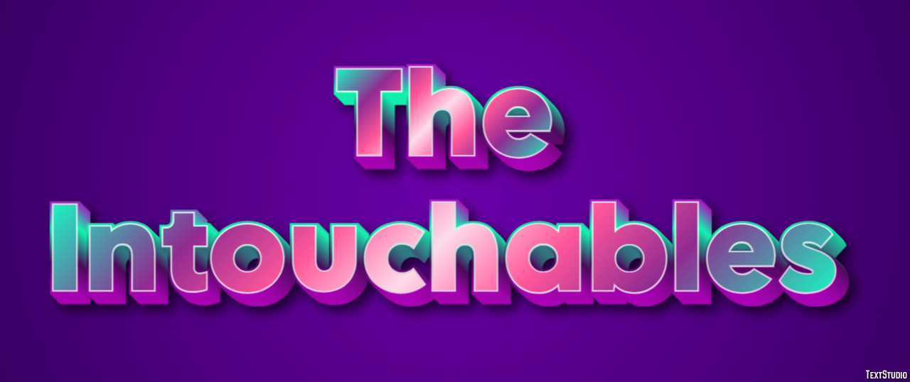 The Intouchables Text Effect