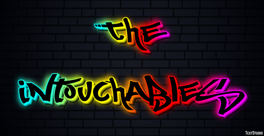 The Intouchables Text Effect