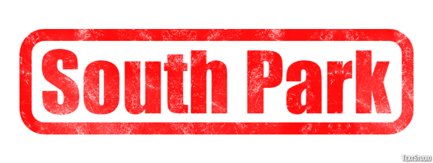 South Park Text effect