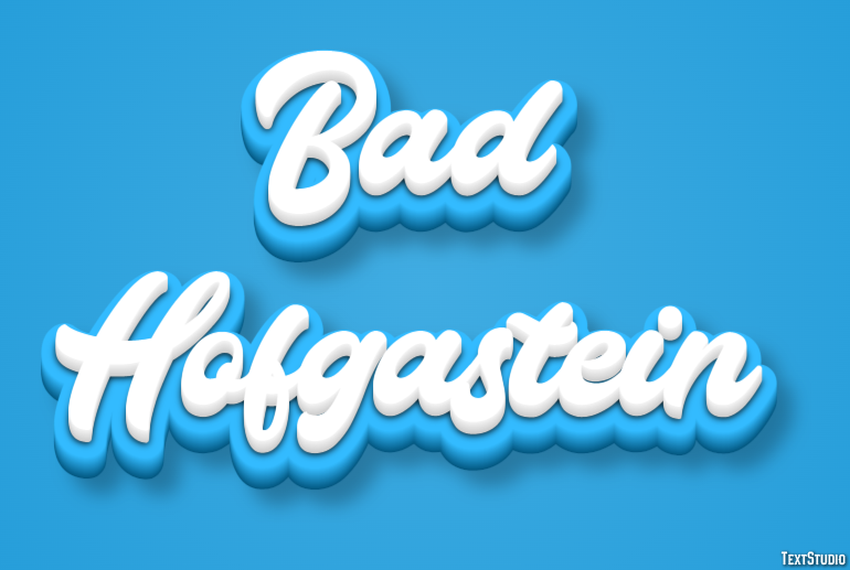Bad Hofgastein Effetto testo
