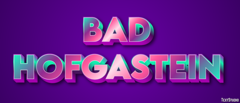 Bad Hofgastein Effetto testo