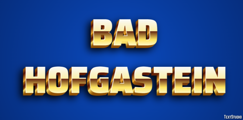 Bad Hofgastein Effetto testo