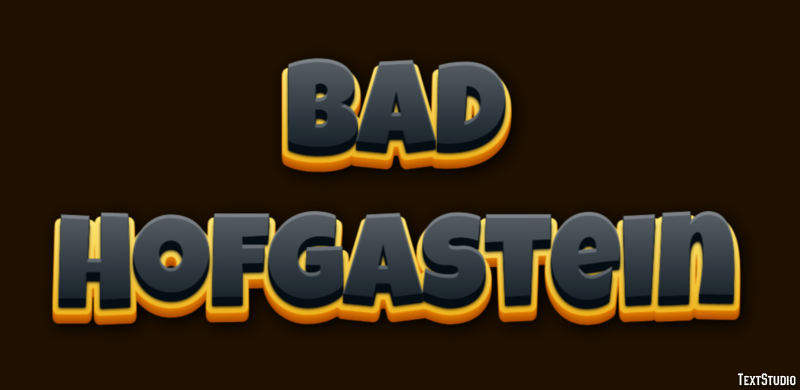 Bad Hofgastein Efecto de Texto
