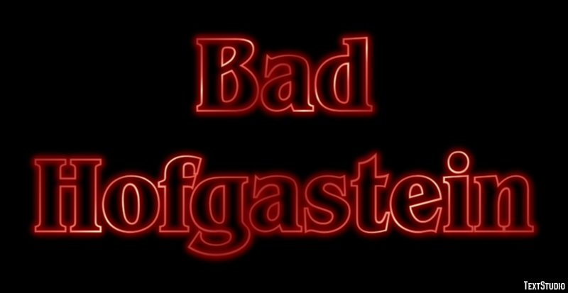 Bad Hofgastein Effetto testo