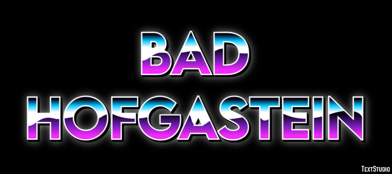 Bad Hofgastein Efekt tekstowy