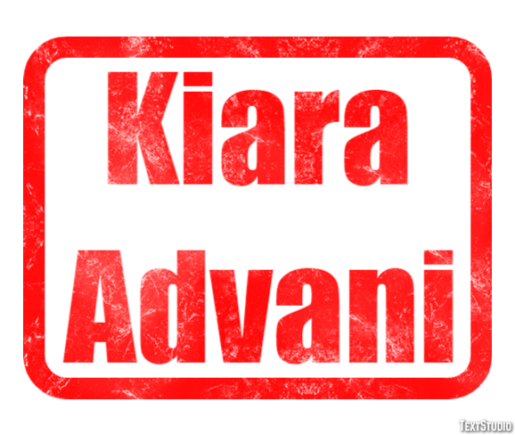 Kiara Advani Efeito de texto
