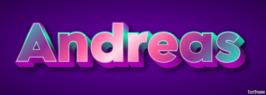 Andreas Text Effect
