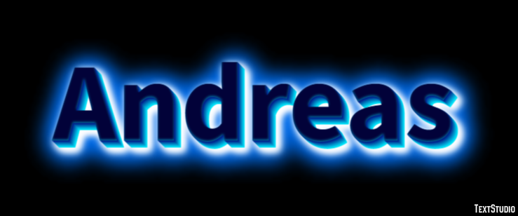 Andreas Text Effect