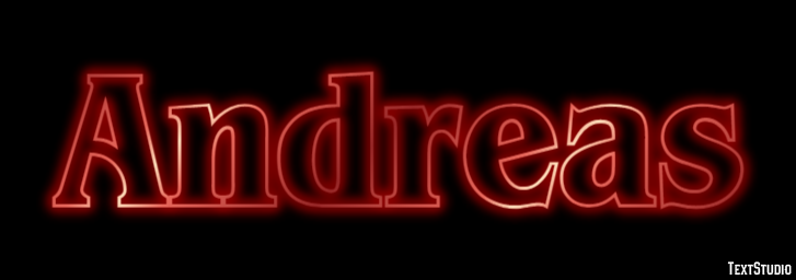 Andreas Text Effect