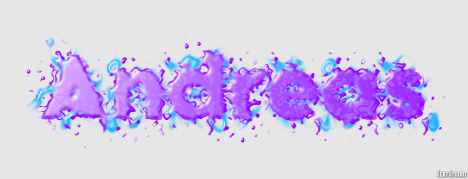 Andreas Text Effect