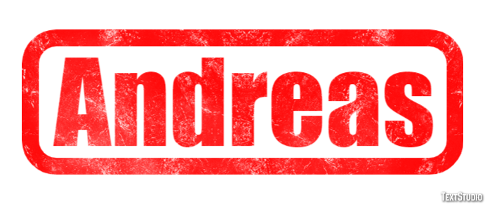 Andreas Text effect