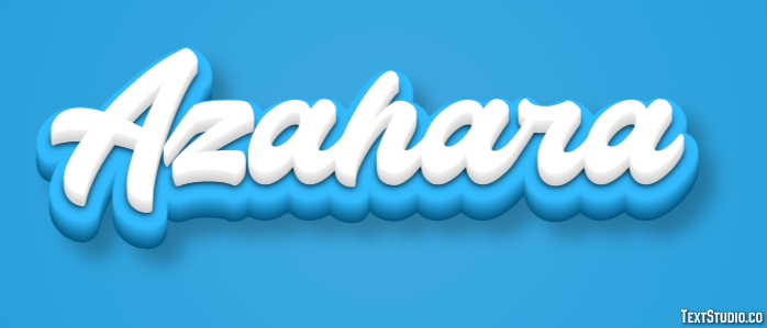 Azahara Efecto de Texto